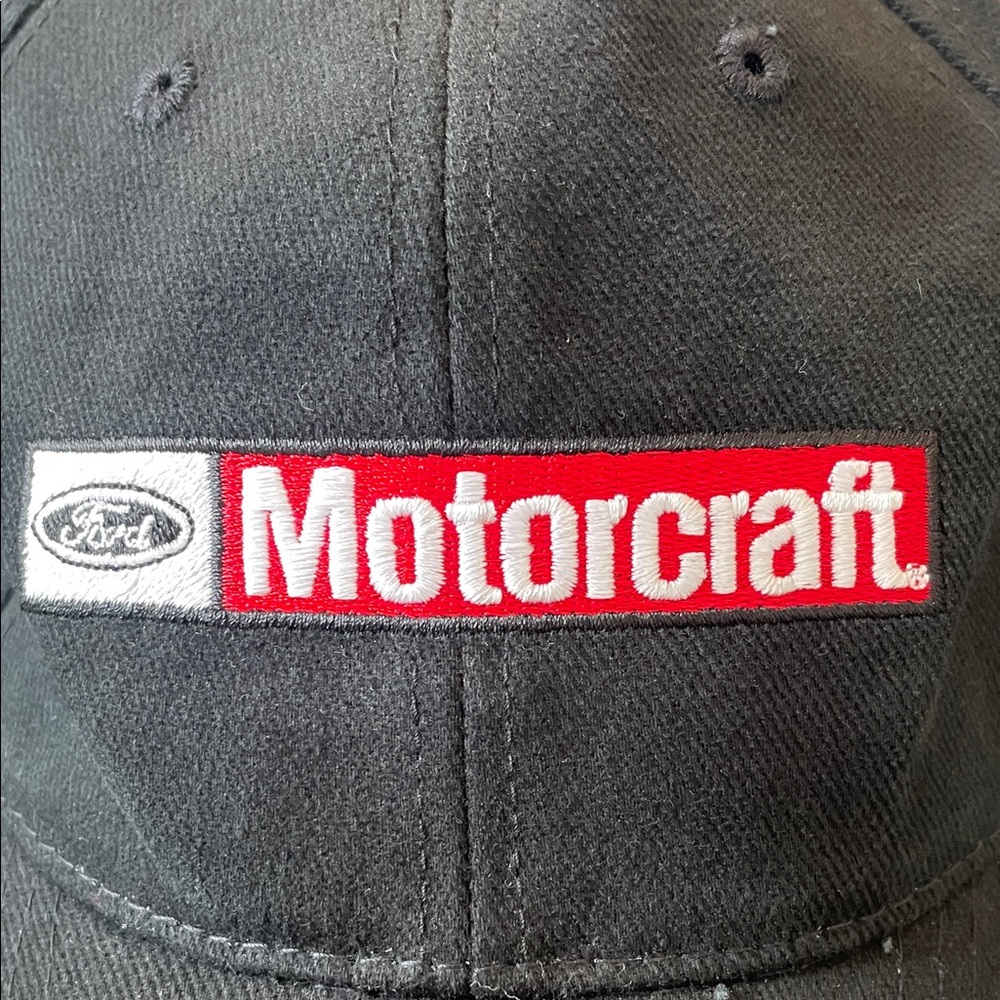 Ford Motorcraft Black Baseball Cap - Picture 2 of 5